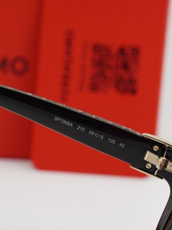 Salvatore Ferragamo SF739SA 210 Rectangle Sunglasses - Brown main image 10